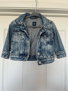 GAP Washed Blue Denim Jacket for Kids
